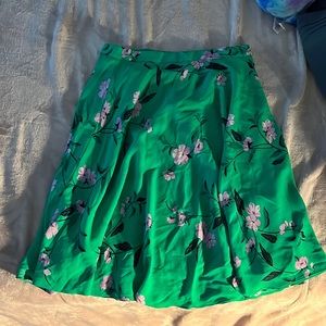 Beautiful floral knee length skirt